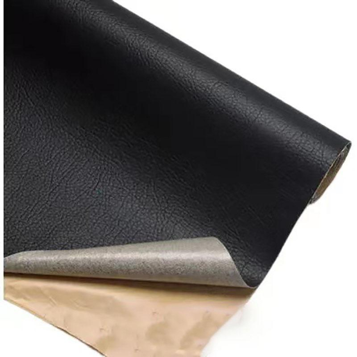 Piele Ecologica pentru reparatii autoadeziva dimensiune 50 cm x 150 cm culoare Neagra pentru canapele genti jachete scaune auto mobilier - IoArtify.ro [2]