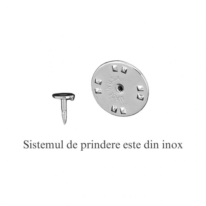 Pin Personalizat din Argint 925 Fulg de Nea – Accesoriu Elegant și Unic [3]