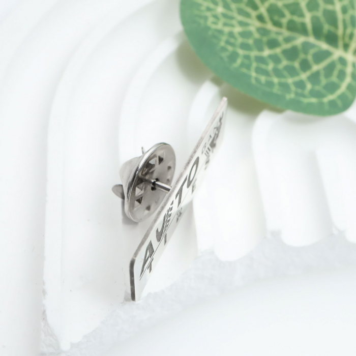 Pin Personalizat din Argint 925 cu Sigla Firmei – Eleganță, Personalizare și Calitate pentru Evenimente Corporate [2]