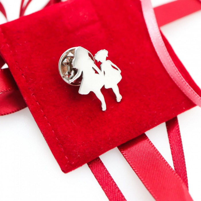 Pin Personalizat din Argint 925 pentru Surori și Prietene – Cadou Elegant și Unic [3]