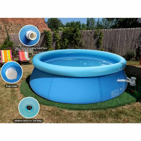 Piscina gonflabila rotunda 244 x 66 cm capacitate 2100 litri Bestway - IoArtify.ro [6]