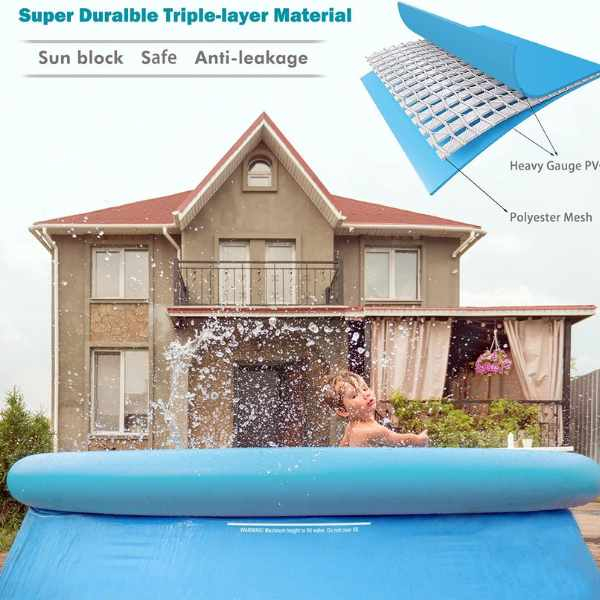 Piscina gonflabila rotunda 244 x 66 cm capacitate 2100 litri Bestway - IoArtify.ro [4]