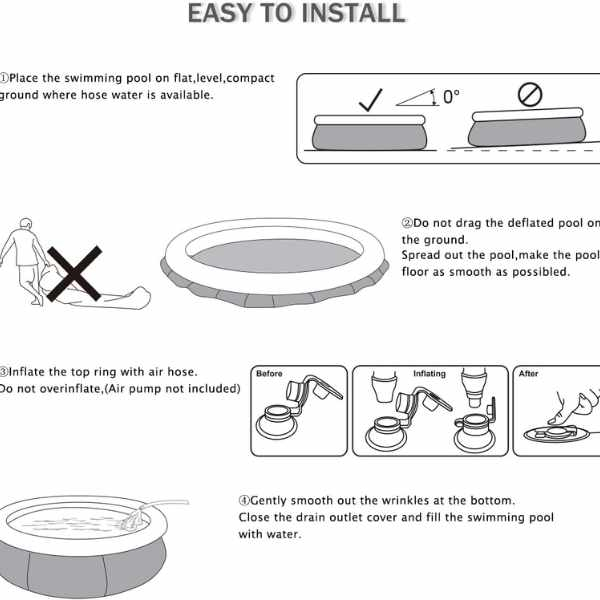 Piscina gonflabila rotunda 244 x 66 cm capacitate 2100 litri Bestway - IoArtify.ro [7]