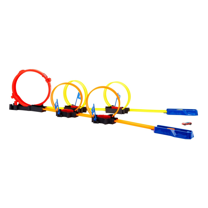 Hot Wheels Action Pista Buclelor Duble cu 2 bucle și rampă înaltă - IoArtify.ro [5]