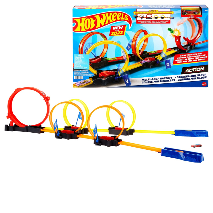 Hot Wheels Action Pista Buclelor Duble cu 2 bucle și rampă înaltă - IoArtify.ro [8]