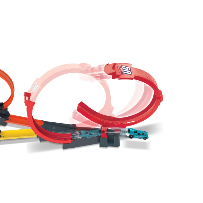 Hot Wheels Action Pista Buclelor Duble cu 2 bucle și rampă înaltă - IoArtify.ro [7]