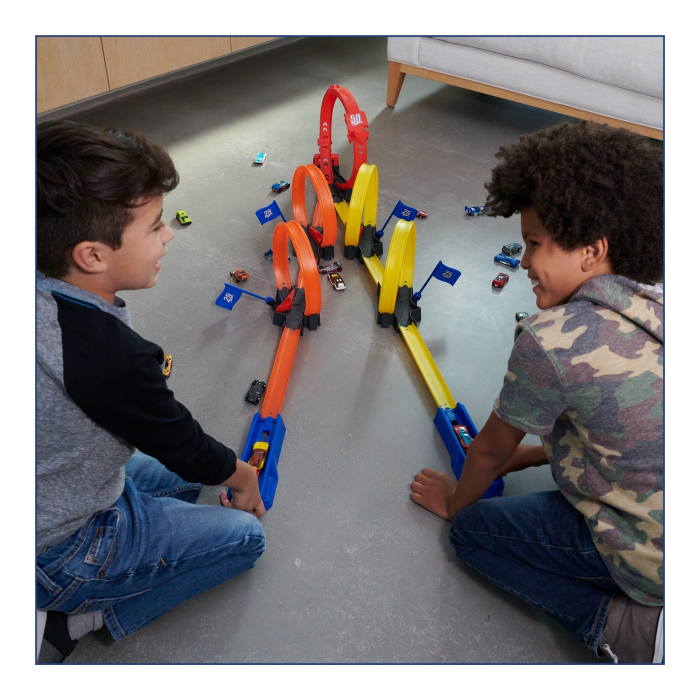 Hot Wheels Action Pista Buclelor Duble cu 2 bucle și rampă înaltă - IoArtify.ro [3]