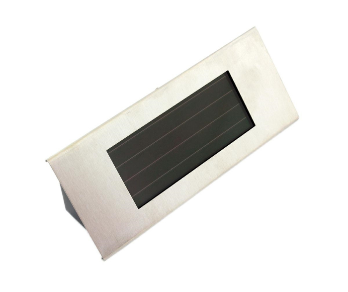Placa numar casa iluminata LED incarcare solara carcasa din INOX cu panou solar integrat - IoArtify.ro [4]