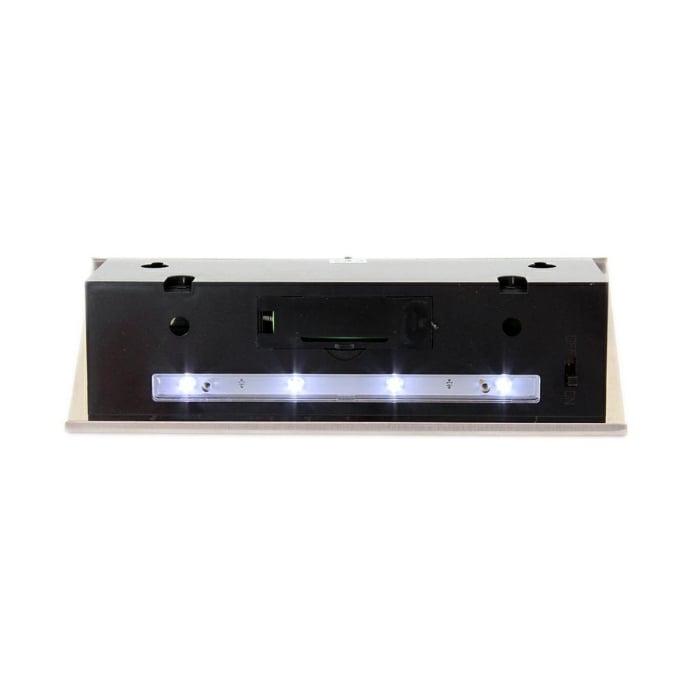 Placă număr casă iluminată LED, solar, inox – vizibilitate clară și durabilitate în orice condiții [5]