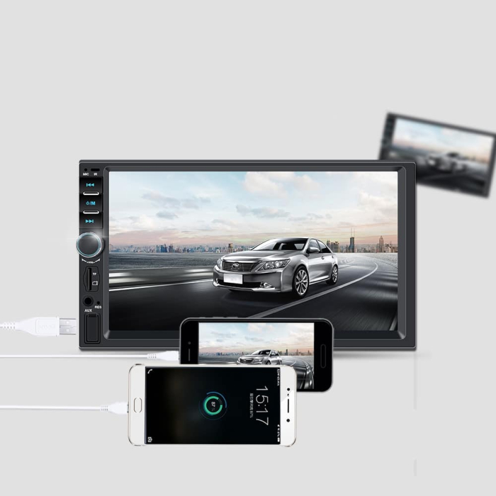 Player Video Auto dimensiune 2DIN cu TouchScreen de 7 inch și Camera Marsarier inclusa model WDS-30 - IoArtify.ro [3]