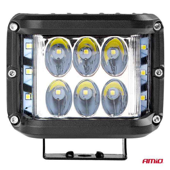 Proiector LED pentru Off-Road ATV SSV culoare 6500K cu doua functii tensiune 9 36V dimensiune 110 x 75 mm – IoArtify.ro [2]