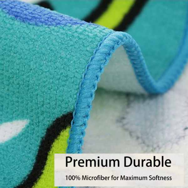 Prosop de Baie Pentru Copii Tip Halat din Microfibra 250 g/m² 58 x 57 cm Model cu Scafandru - IoArtify.ro [5]