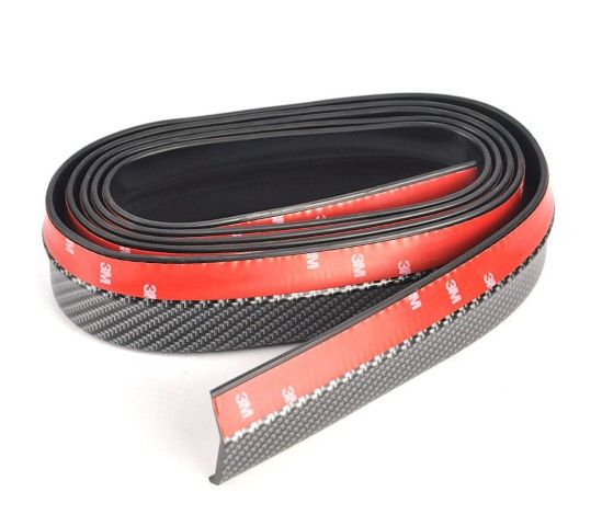 Protectie spoiler prelungire bara fata spate din cauciuc culoare CARBON Negru rezistenta la impact – IoArtify.ro [5]