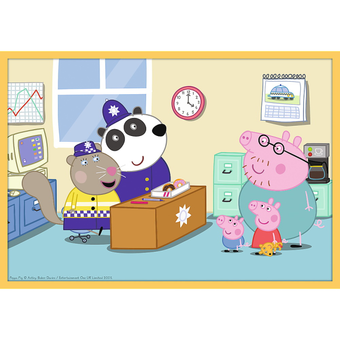 Puzzle Trefl 10in1 Intalneste-o pe Peppa Pig set 10 puzzle-uri 35 piese - IoArtify.ro [2]
