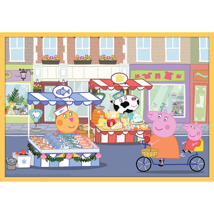 Puzzle Trefl 10in1 Intalneste-o pe Peppa Pig set 10 puzzle-uri 35 piese - IoArtify.ro [3]