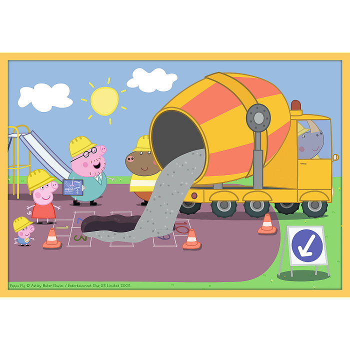 Puzzle Trefl 10in1 Intalneste-o pe Peppa Pig set 10 puzzle-uri 35 piese - IoArtify.ro [5]