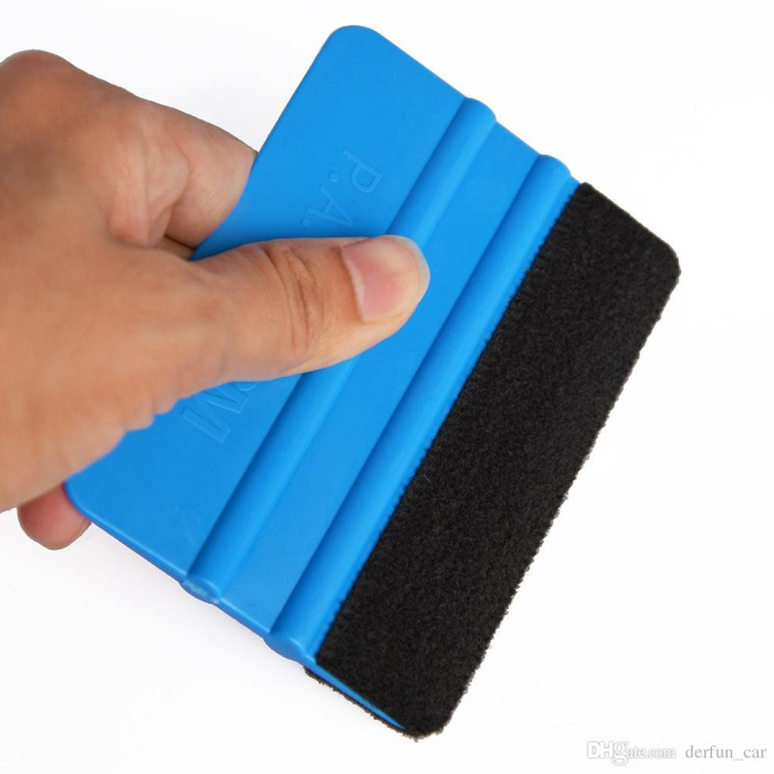 Racleta albastra cu velur pentru colantare folie autocolant latime 12 cm – IoArtify.ro [2]