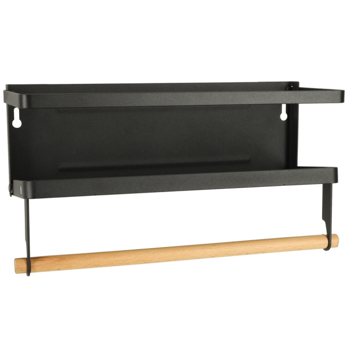Raft magnetic de frigider 2in1 pentru condimente si prosop de bucatarie cu capacitate de 5 kg - IoArtify.ro [4]