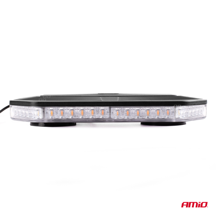 Rampa luminoasa girofar culoare Orange 48 LED-uri IP56 alimentare 12/24V montaj cu magnet – IoArtify.ro [3]