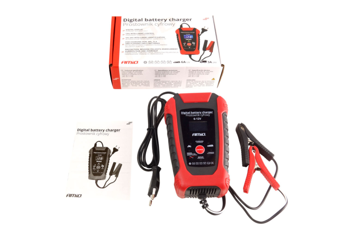 Redresor digital auto 6V 12V cu curent de încărcare 2A 6A DCB-02 – IoArtify.ro [4]