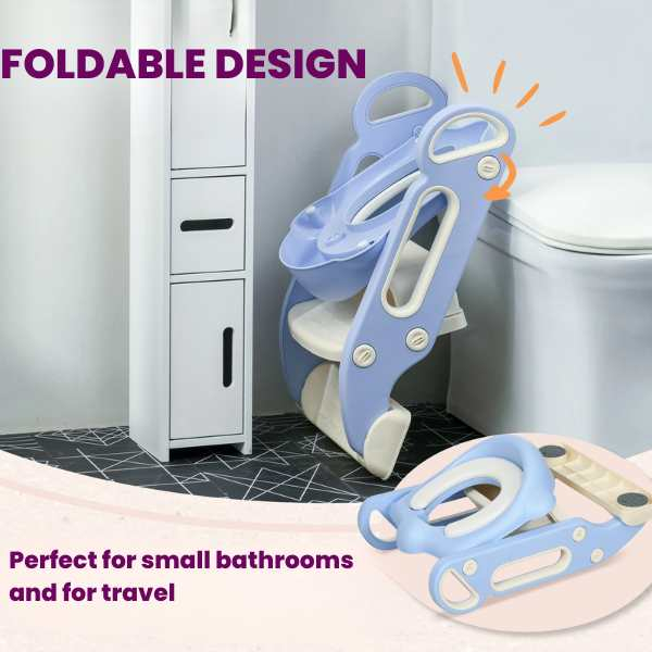 Reductor Pliabil cu Manere Scara cu Trepte Anti-Derapante Inaltator pentru WC Perna Moale Detasabila si Impermeabila PP Eco Friendly 67.9 x 42.8 x 51.5 cm Albastru – IoArtify.ro [3]