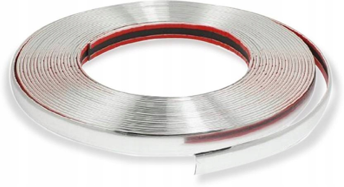 Rola Ornament autoadeziv 20mm x 15m culoare Crom SILVER - IoArtify.ro [2]