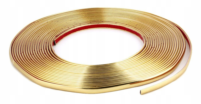 Rola Ornament autoadeziv 4mm x 15m culoare Crom GOLD - IoArtify.ro [4]