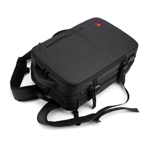Rucsac extensibil Mercaton compatibil laptopuri pana la 17.3 inch Port USB Waterproof Travel Size Negru – IoArtify.ro [5]