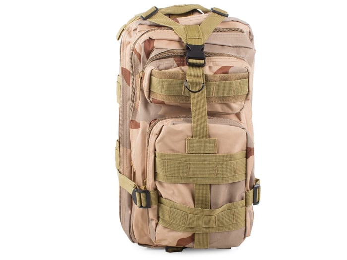 Rucsac tactic militar Capacitate 30 litri Impermeabil Nuante Bej Camuflaj 43x24x25 cm – IoArtify.ro [2]