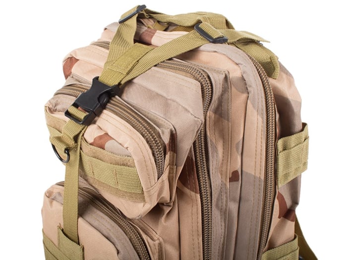 Rucsac tactic militar Capacitate 30 litri Impermeabil Nuante Bej Camuflaj 43x24x25 cm – IoArtify.ro [9]