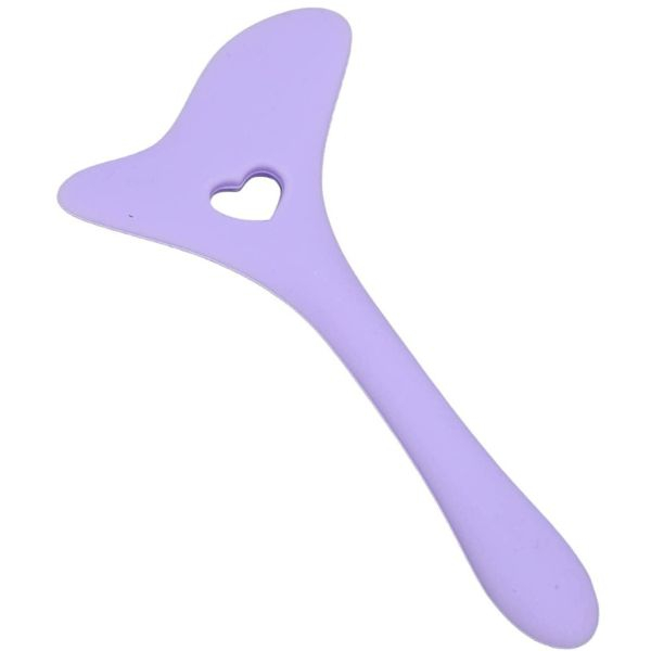 Sablon multifunctional 4in1 Eyeliner din silicon pentru machiaj Mov cu design ergonomic – IoArtify.ro [2]