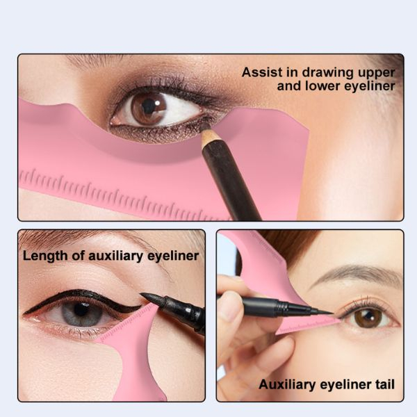 Sablon multifunctional 5 in 1 Eyeline din silicon pentru makeup ochi fata sprancene buze 14944148 mm Mov – IoArtify.ro [4]