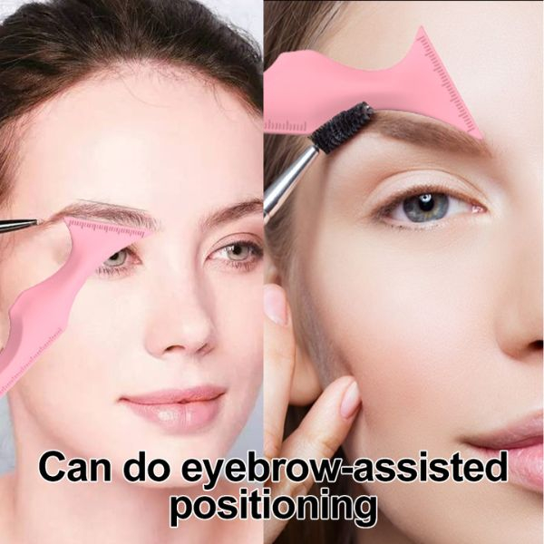 Sablon multifunctional 5 in 1 Eyeline din silicon pentru makeup ochi fata sprancene buze 14944148 mm Roz – IoArtify.ro [9]