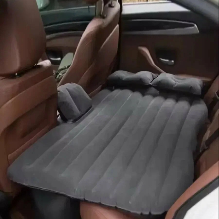 Saltea gonflabila pentru bancheta spate auto dimensiune 138 x 85 cm cu pompa electrica inclusa culoare Neagra - IoArtify.ro [2]