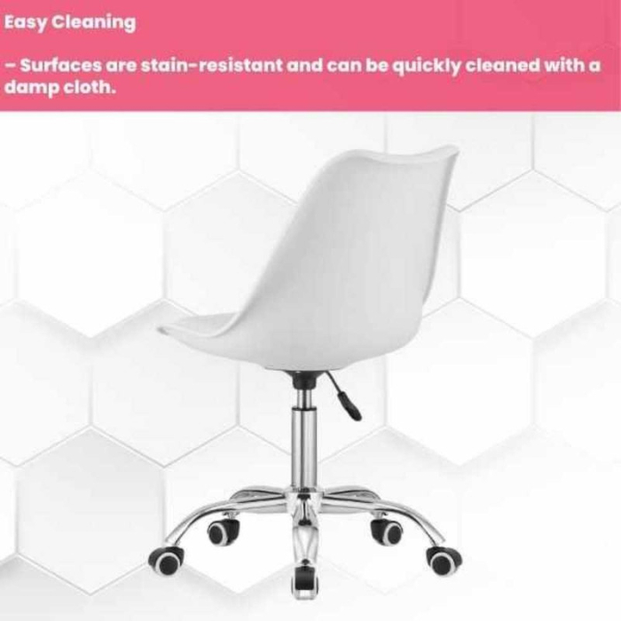 Îmbunătățește-ți spațiul de lucru cu stil și confort: set ergonomic birou și căști wireless cu LED roz! [6]