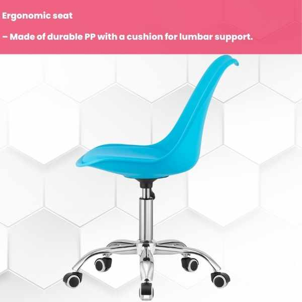 Scaun de Birou Sassari Pivotant si Rotativ cu 5 Roti din Cauciuc – IoArtify.ro [3]