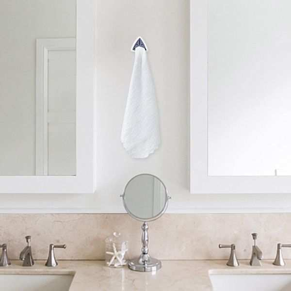 Set 10 Agatatori pentru Prosoape Autoadezive Impermeabile Montaj pe Perete Sistem Push Free Alb - IoArtify.ro [5]