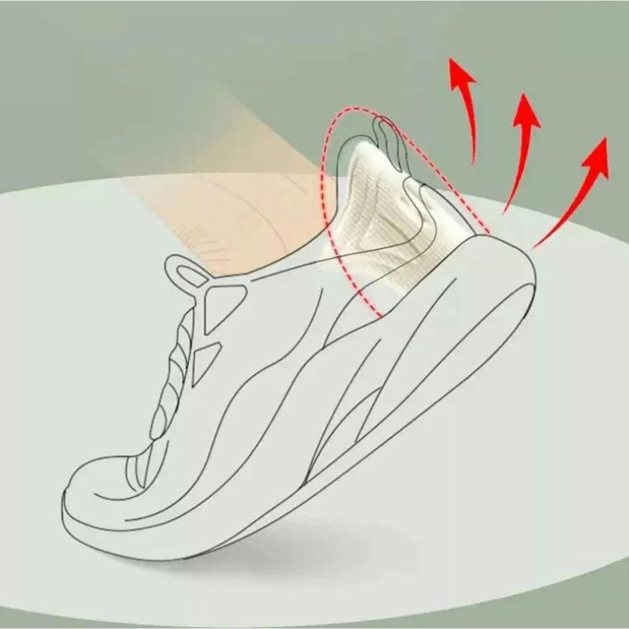 Set 10 Pernițe Protectie Calcai pentru Încălțăminte, Autoadezive, Crem, Confort și Protecție Pantofi Sport [4]