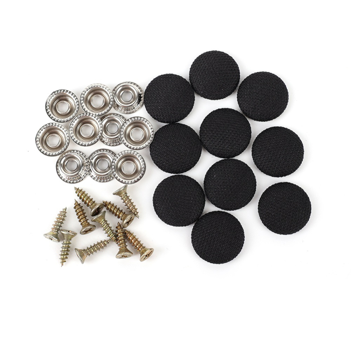 Set 12 clipsuri pentru reparatii tapiterie plafon auto culoare Negru rezistente si durabile - IoArtify.ro [2]