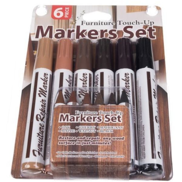 Set 12 piese Markere si creioane pentru mobila cu uscare rapida si culori rezistente Multicolor - IoArtify.ro [2]