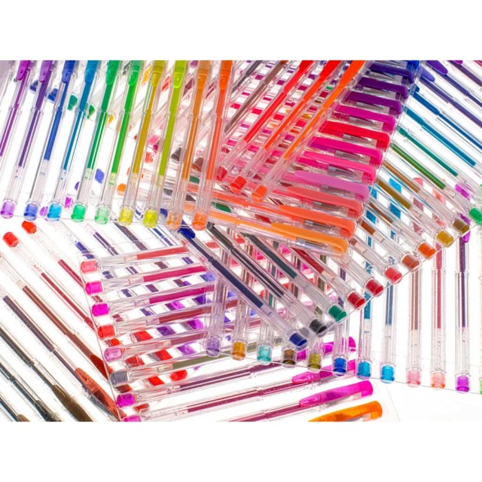 Set 140 Pixuri Gel Colorate cu Sclipici și Penar – Culoare, Creativitate și Distracție pentru Toți! [3]