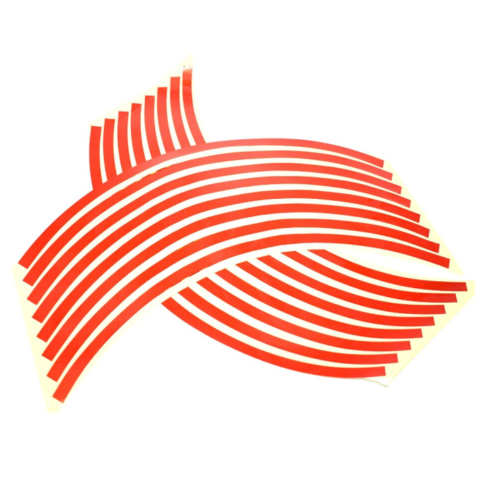 Set 16 inele din autocolant pentru jante culoare Rosu Lucios grosime 3 milimetri – IoArtify.ro [2]