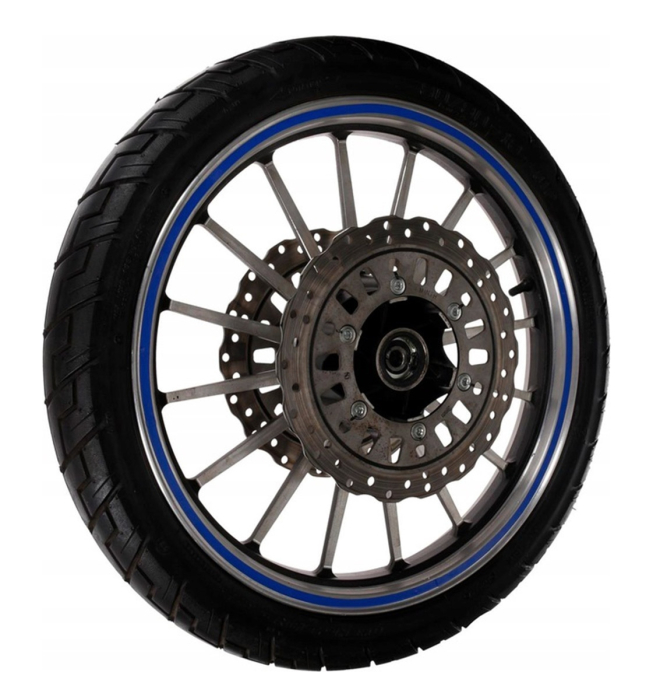 Set 16 ornamente Reflectorizante pentru jante auto moto culoare Albastra rezistente la apa - IoArtify.ro [3]
