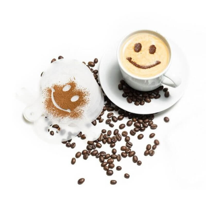 Set 16 Șabloane Reutilizabile pentru Decorarea Deserturilor și Cafelei – Perfect pentru Barista Acasă [4]