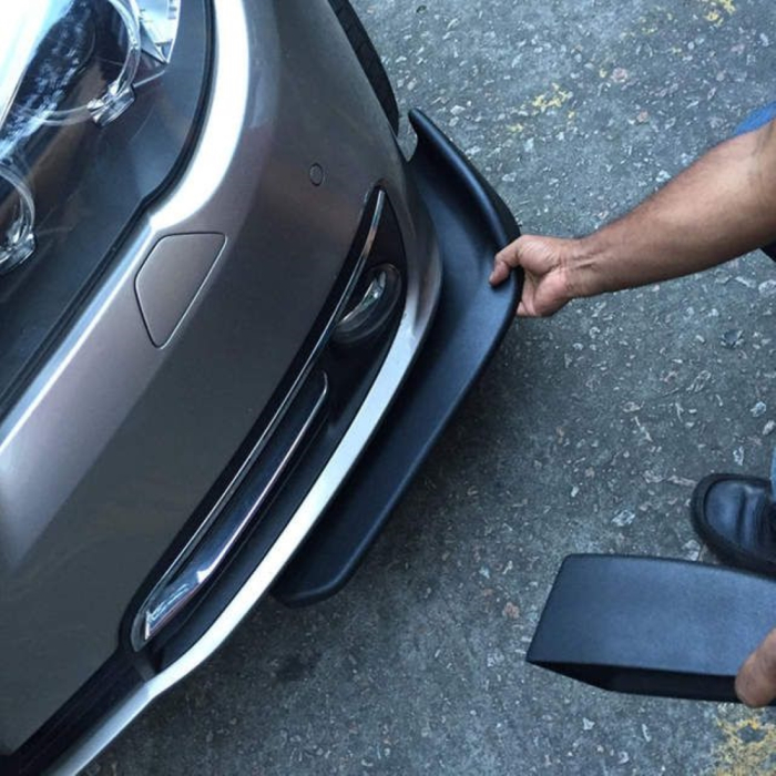 Set 2 buc aripioare Racing prelungire bara tuning din plastic culoare neagra rezistenta UV – IoArtify.ro [3]