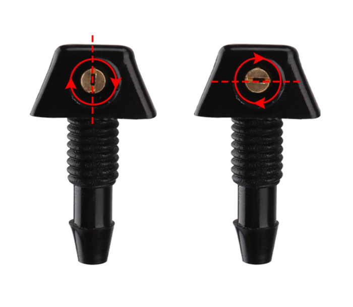 Set 2 diuze spalare parbriz Universale culoare Neagra cu jet reglabil - IoArtify.ro [3]