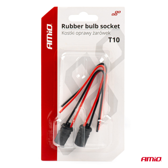 Set 2 Socluri Bec T10 W5W W3W cu Cabluri Siliconate, Rezistență și Durabilitate Garantată [3]