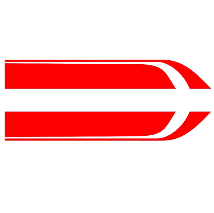 Set 2 stickere autoadezive Tuning model Hood Stripes V1 dimensiune 85 x 12 cm culoare Rosie - IoArtify.ro [5]