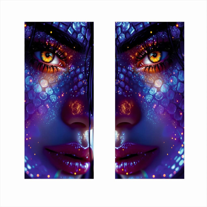 Set 2 stickere decorative pentru stalpii usilor print autoadeziv de inalta rezolutie 2 buc x 50 x 22 cm cod AVX-SSU-03 – IoArtify.ro [2]