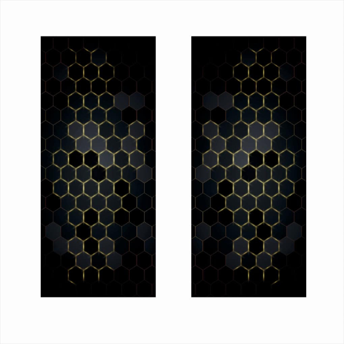 Set 2 Stickere Decorative pentru Stâlpi Uși, Print Autoadeziv, Dimensiuni 50x22 cm, Rezistență Outdoor [2]